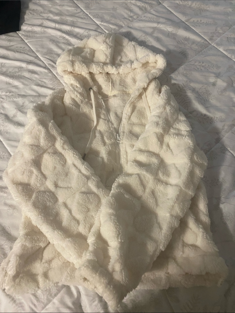 No boundaries fuzzy sweater